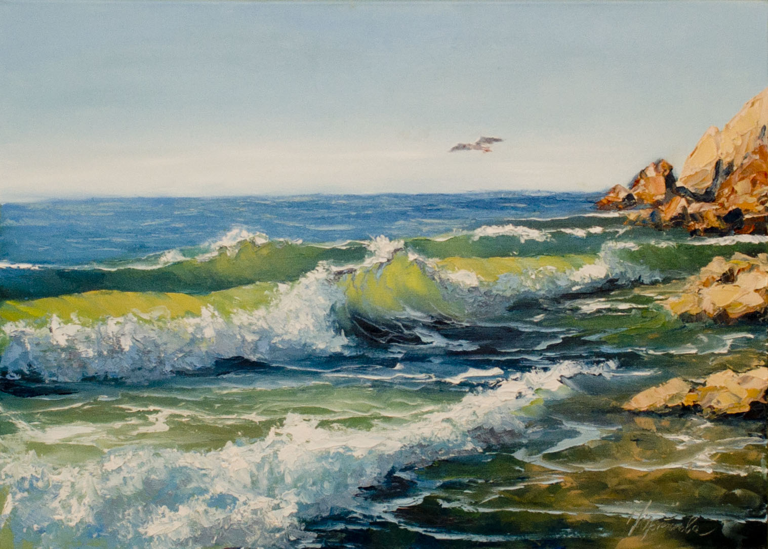 Морской пейзаж. Прозрачная волна Сахаров. Картина море. Море в живописи современных художников. Море живопись маслом.